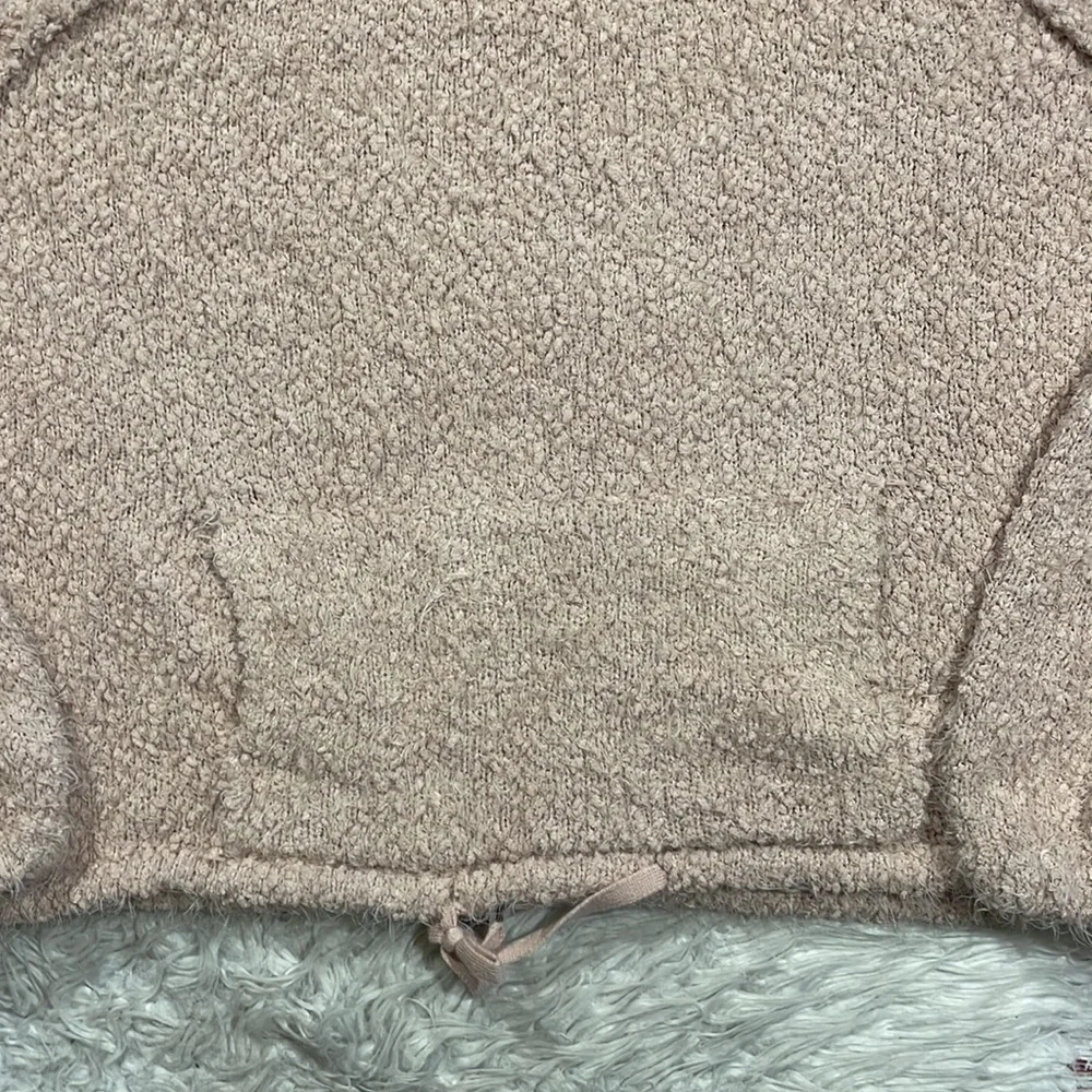 Young Fabulous & Broke Lorena Eyelash Pale Pink Oversized Sweater